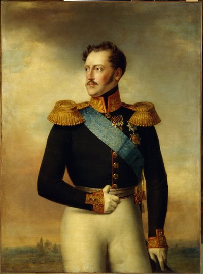 Portrett av keiser Nicholas I av Wilhelm August Golicke