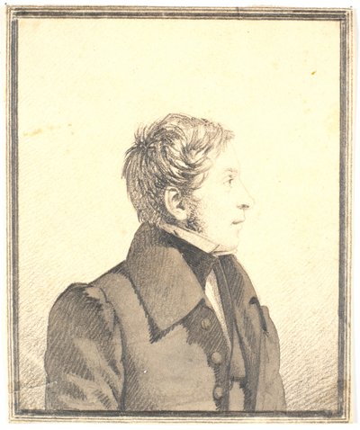 Portrett av statsråd Michael Raffenberg av Wilhelm Bendz