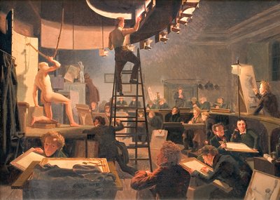 Livsklassen ved Royal Academy of Fine Arts av Wilhelm Bendz
