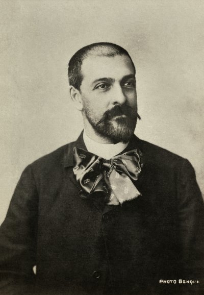 Portrett av forfatteren Maurice Desvallieres (1857)  av Wilhelm Benque