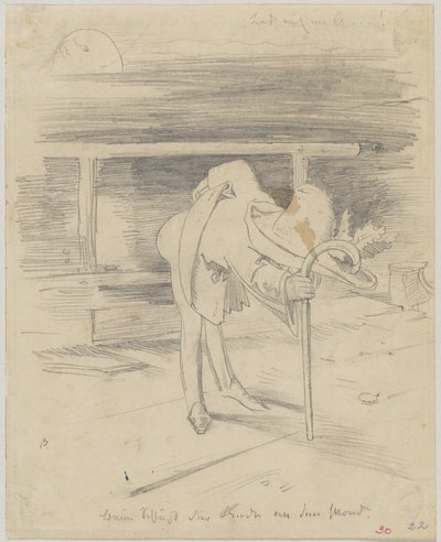 Tale til månen: kyss meg i rumpa...! av Wilhelm Busch
