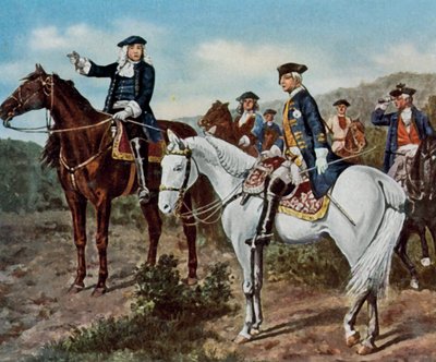 Prins Eugene og kronprins Fredrik av Wilhelm Camphausen