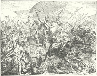 Den tsjekkiske generalen og hussittlederen Jan Zizka i kamp av Wilhelm Camphausen