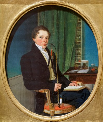 Anatomen Henrik Carl Bang Bendz, kunstnerens bror av Wilhelm Ferdinand Bendz