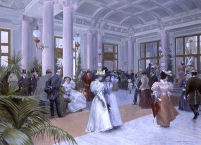 Das Vestibül des Kaiserbads (De keiserlige badenes vestibyle) av Wilhelm Gause