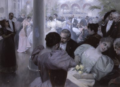 Reunion im Kurhaus (Ball i spahuset) av Wilhelm Gause