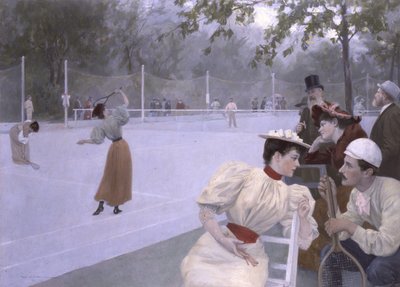 Kommunal plentennisbane av Wilhelm Gause