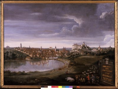 Utsikt over Altenburg av Wilhelm I Richter