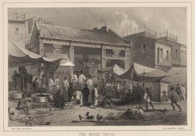 Fiskemarkedskanton, 1855 av Wilhelm Joseph Heine
