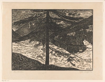 The Larch (original tittel på objekt) av Wilhelm Laage (signed by artist)