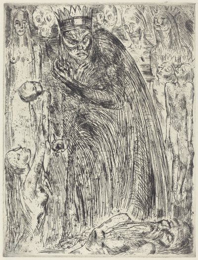 Macbeth V (The Vision of Lady Macbeth) av Wilhelm Lehmbruck