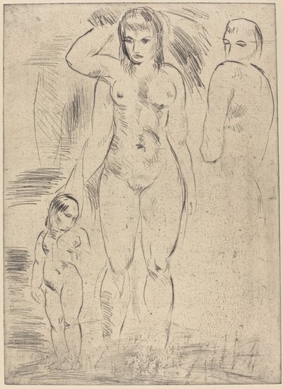 Kvinne og barn av Wilhelm Lehmbruck