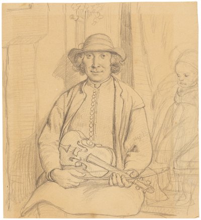 En svensk folkemusiker av Wilhelm Marstrand