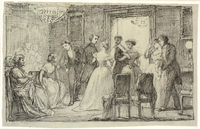 Ballett begynner av Wilhelm Marstrand