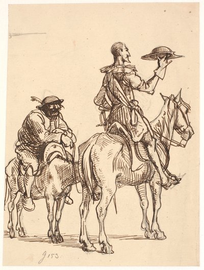Don Quijote vurderer hjelmen sin av Wilhelm Marstrand