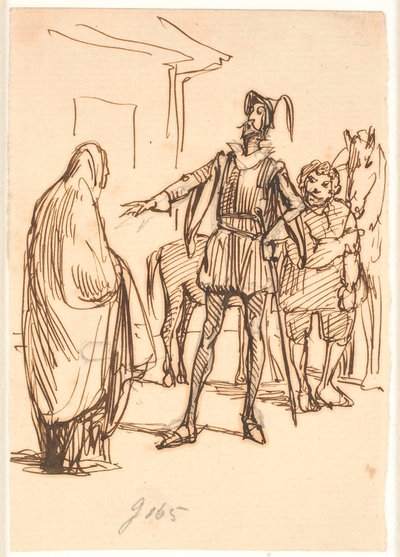 Don Quijote av Donna Rodriguez av Wilhelm Marstrand
