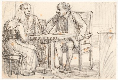 Et avbrudd i bøndenes måltid av Wilhelm Marstrand