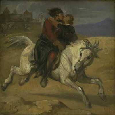 En bortførelsesscene av Wilhelm Marstrand