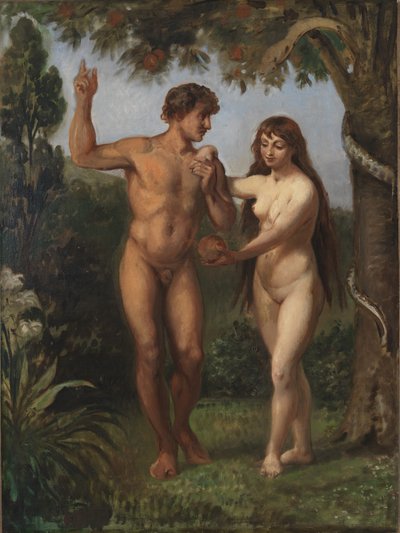 Eva frister Adam av Wilhelm Marstrand