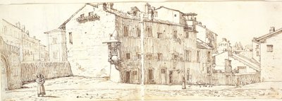 Gate i Monte Pincio-området, Roma av Wilhelm Marstrand