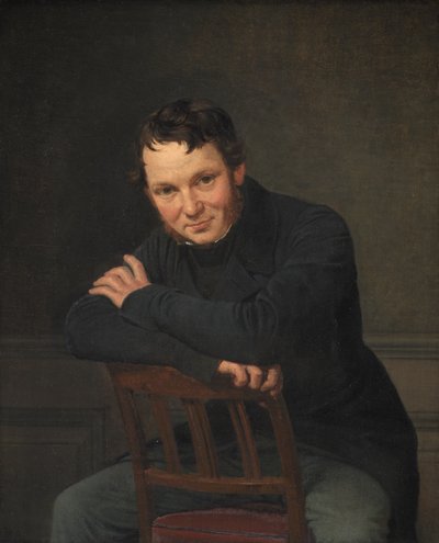 Gottlieb Bindesbøll, dansk arkitekt av Wilhelm Marstrand