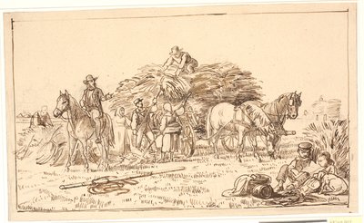 Høstscene av Wilhelm Marstrand