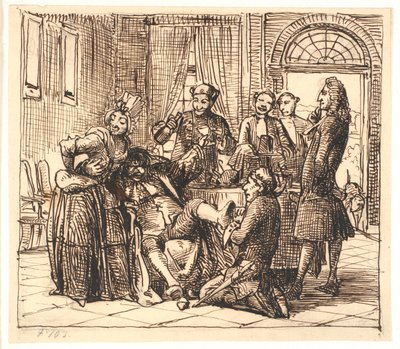 Jeppe krever namsmannen hengt av Wilhelm Marstrand