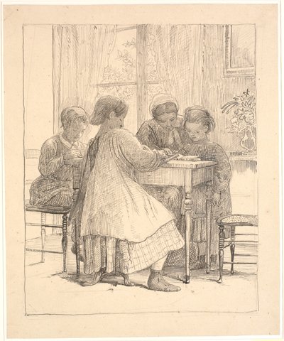 Lekselesing av Wilhelm Marstrand