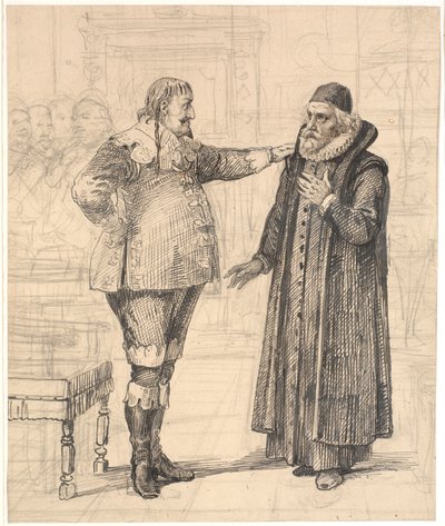 Ole Vind utnevnes til hoffpredikant av Wilhelm Marstrand