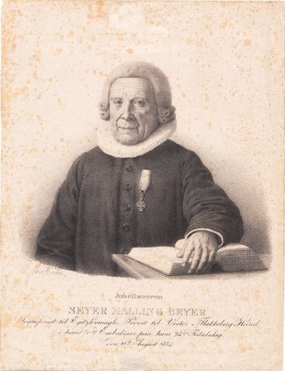 Pastor S. M. Beyer av Wilhelm Marstrand