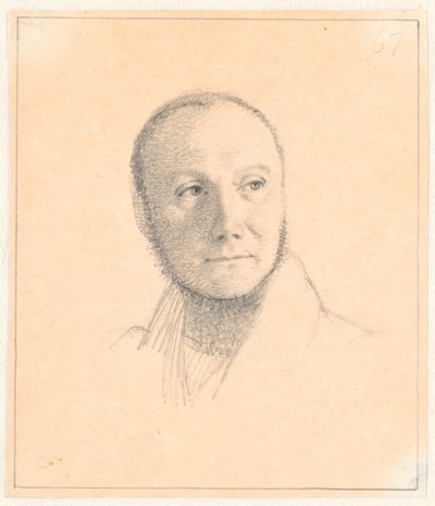 Portrett av Christian Waagepetersen, vinhandler, rådmann, hofffullmektig av Wilhelm Marstrand