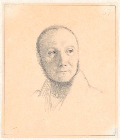 Portrett av Christian Waagepetersen, vinhandler, rådmann, hofffullmektig av Wilhelm Marstrand