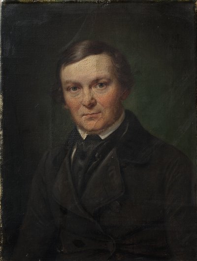 Arkitekt Gottlieb Bindesbøll av Wilhelm Marstrand