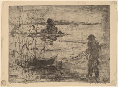 Fiske på Havel-elven av Wilhelm Oesterle