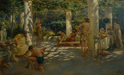 Romersk scene av Wilhelm Peters