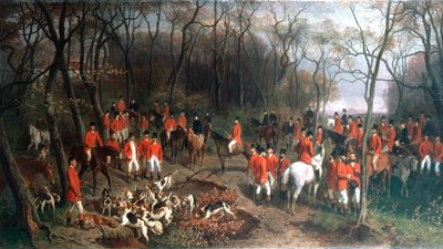 Elizabeth at the Hunt, sent på 1800-tallet av Wilhelm Richter