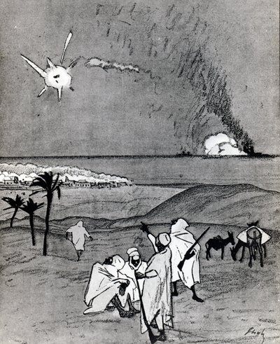 «Fortell meg, bror, er at stjernen over Betlehem», fra «Simplicissimus»-magasinet av Wilhelm Schulz