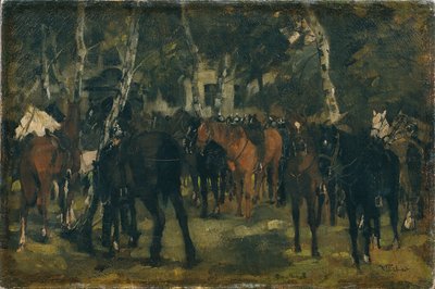 Demonterte Cuirassiers av Wilhelm Trübner