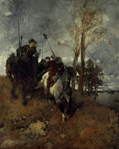 bush ridder av Wilhelm Von Diez