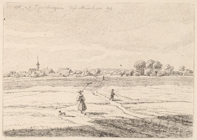 Schwabing av Wilhelm von Kobell