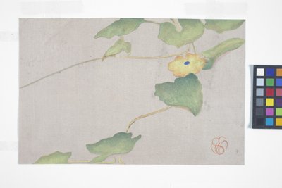 Flower Study, ca. 1908 (treblokktrykk i farger) av Wilhelmina Seegmiller