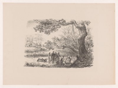 Tilbake fra jakten Våre forfedre til jakten kommer Art Album av W. P. van Geldorp (serietittel) av Wilhelmus Petrus van Geldorp