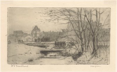 Spring (original tittel på objekt) av Willem Adrianus Grondhout (signed by artist)