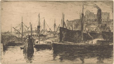 Rotterdam (original tittel på objekt) av Willem Adrianus Grondhout
