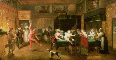 En underholdende harlekin av Willem Anthonissone Anthonis