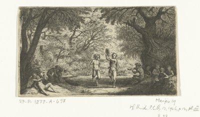 Festende satyrer og vednymfer av Willem Basse