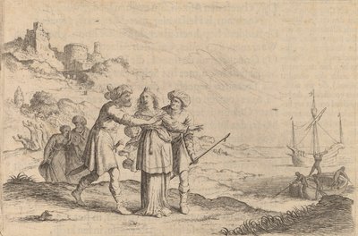 Bortføringen av Europa, 1634. av Willem Basse