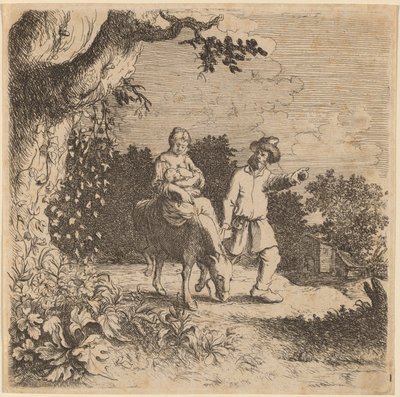 Flykten til Egypt av Willem Basse