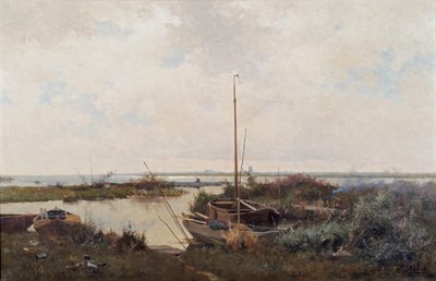 Elvelandskap, 1882. av Willem Bastiaan Tholen