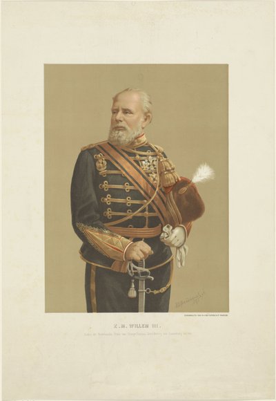 Portrett av William III, konge av Nederland av Willem Bernardus IJzerdraat